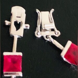 Ruby Bracelet solid 925 Sterling Silver.
